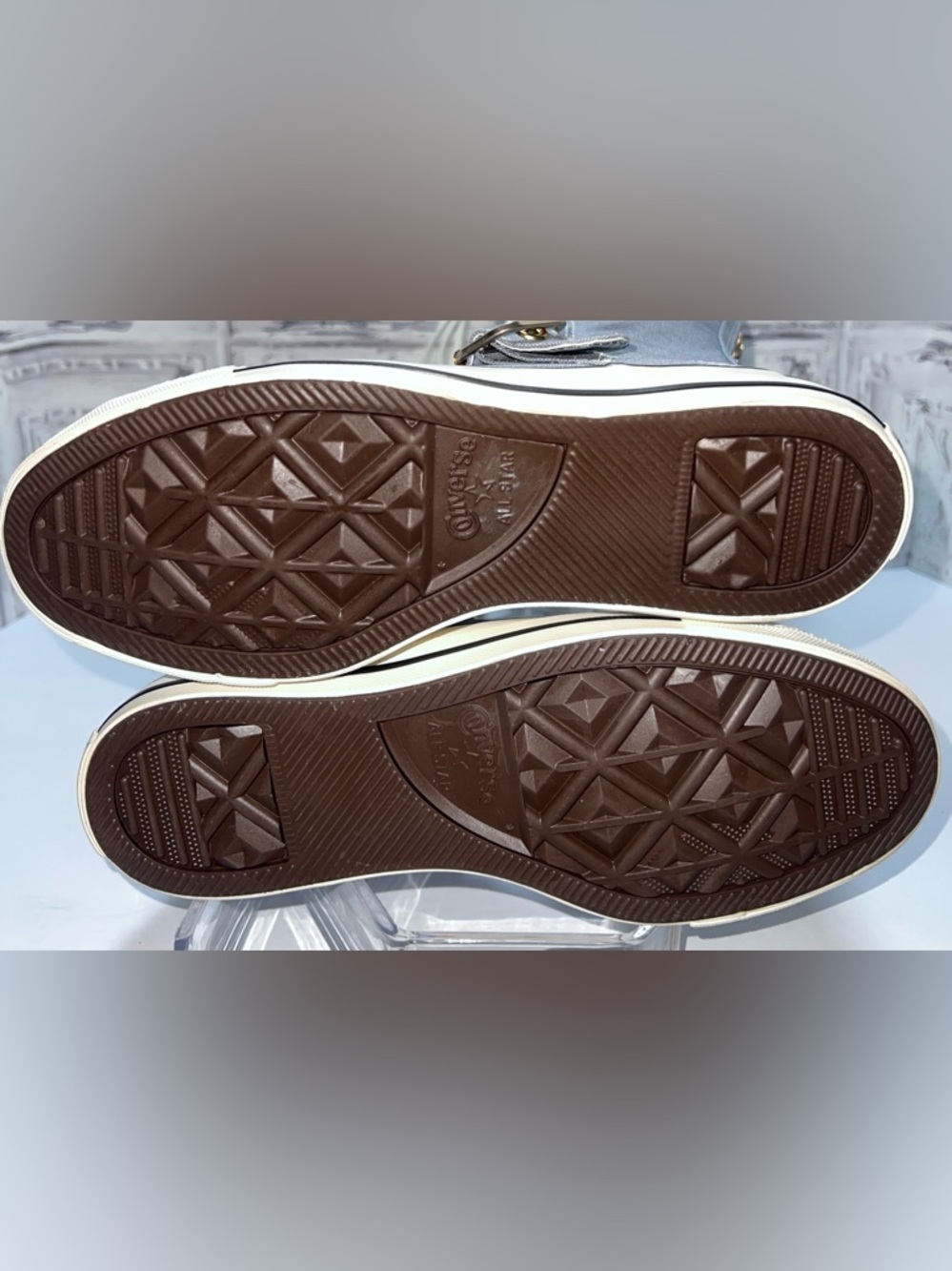 Converse Chuck Taylor XXHi Buckle Hi Shoes Women 7.5 Men 5.5 
Blue|White Rare! - Picture 13 of 17